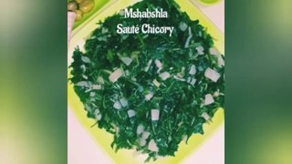Traditional Lebanese Mshabshla/ Sauté Chicory