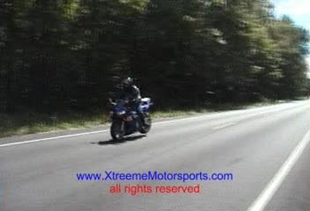 Yamaha R6 - Wheelie Crash