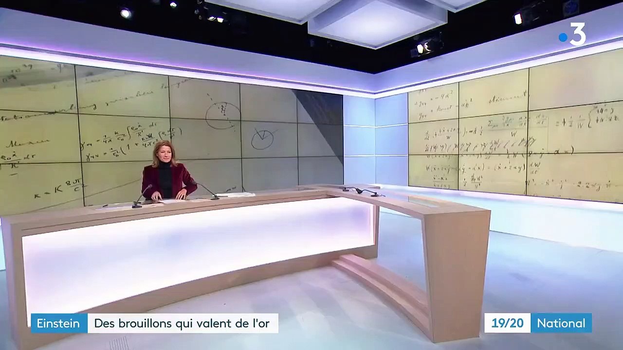 Enchères : les brouillons d'Einstein sur la théorie de la relativité vendus pour 12 millions d'euros