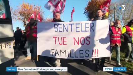 Yonne : opération "ville morte" à Migennes en soutien aux salariés de Benteler