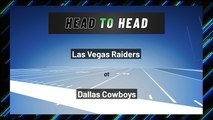 Las Vegas Raiders at Dallas Cowboys: Moneyline