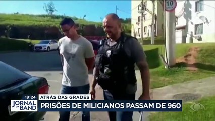 Está perto de mil o número de milicianos que foram presos no Rio só esse ano.