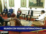 Pdte. Maduro recibe a veedores internacionales que participaron en los comicios del 21 de noviembre