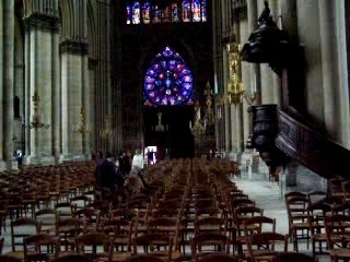 Reims La cathédrale - Intérieur