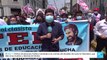 Con protestas maestros peruanos exigen más presupuesto para la educación y mejores pagos