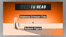 Alabama Crimson Tide at Auburn Tigers: Over/Under