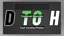 Cincinnati Bearcats at East Carolina Pirates: Over/Under