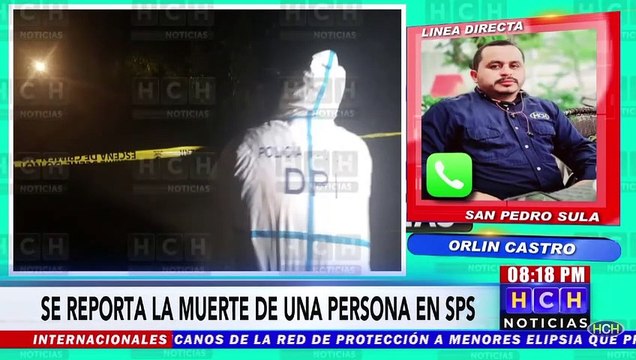 Ultiman a una persona en el sector de Cemcol en San Pedro Sula