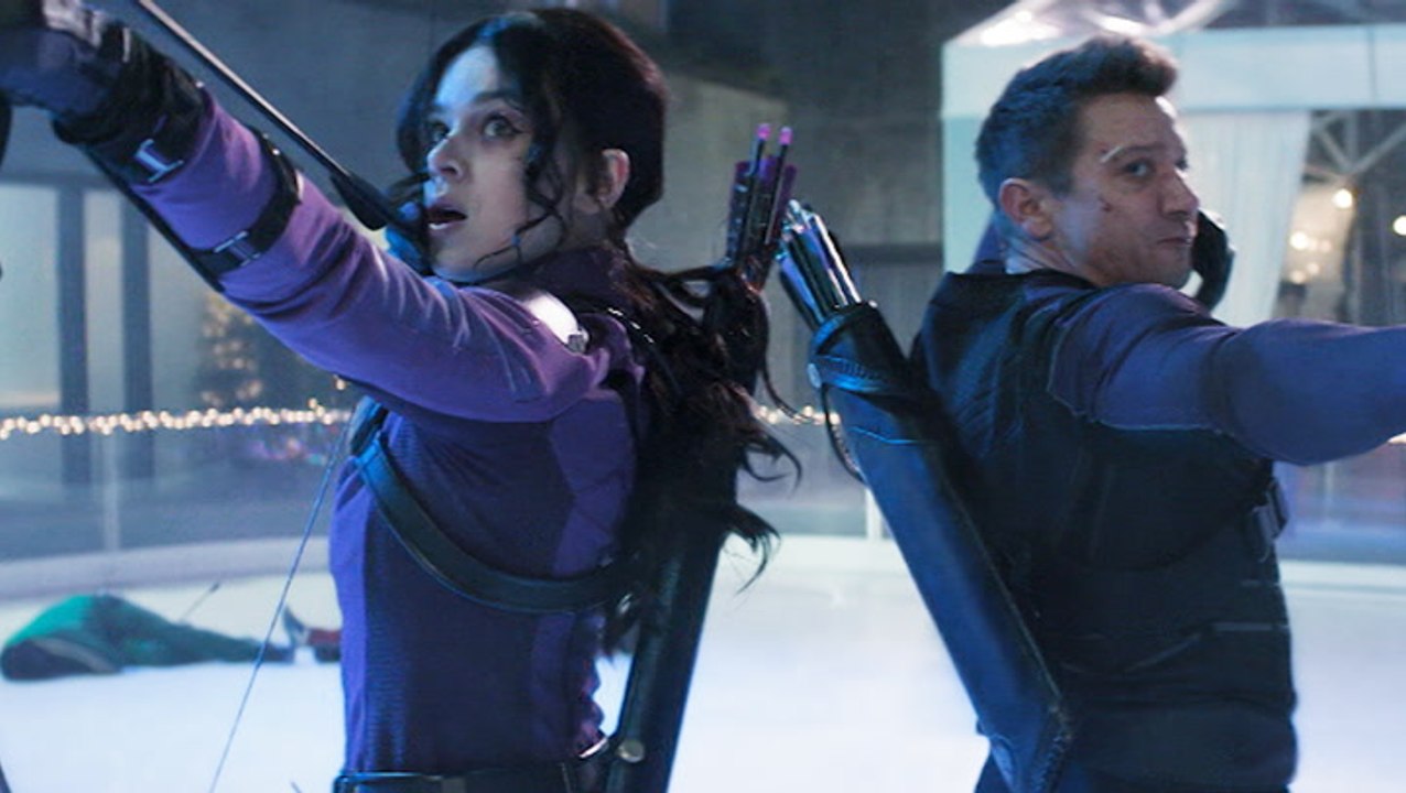 Hailee Steinfeld, Jeremy Renner, Alaqua Cox at...