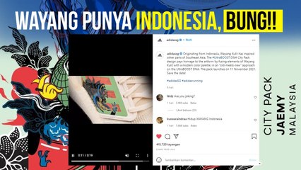 Sebut Wayang dari Malaysia, Adidas Minta Maaf