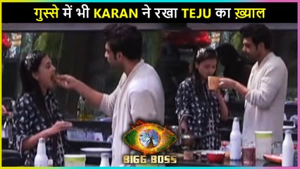 Karan ने Teju को अपने हाथों से खिलाया खाना _ गुस्से में भी झलका प्यार _ Bigg Boss 15 Live Update