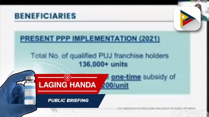 Fuel subsidy program para sa pampublikong transportasyon, pormal nang sinimulan