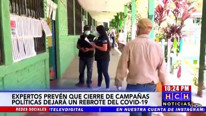 Expertos prevén que cierre de campañas políticas dejará como resultado un rebrote del Covid-19