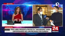 Perú Libre presenta proyecto de ley 