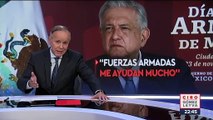 López Obrador llena de elogios a la Marina y SEDENA
