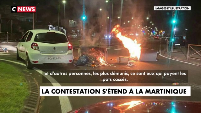 La contestation s'étend à la Martinique