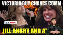 CBS Young And The Restless Spoilers Victoria offers to buy Chance Comm, Jill gets angry and protests