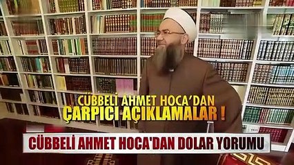 Cübbeli Ahmet Hoca'dan bomba dolar açıklaması: Vatanın yeri dolmaz!