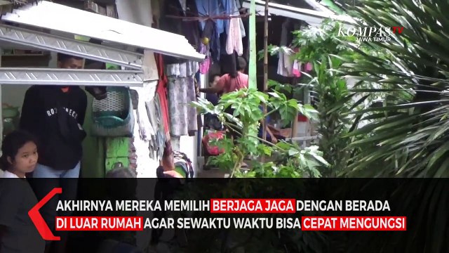 Sungai Brantas Meluap Warga Bantaran Khawatir