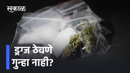 Nagpur ; अल्प प्रमाणात ड्रग्ज ठेवणे गुन्हा नाही? पाहा व्हिडीओ