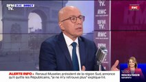 Éric Ciotti sur le départ de Renaud Muselier de LR: 