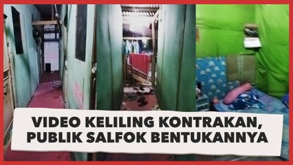 Wanita Asik Video Keliling Kontrakan, Publik Salfok Bentuk Kontrakannya 'Anti Gibah'