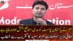 Federal Minister for Communications Murad Saeed addresses the ceremony