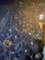 KAMYON KASASINDA YAKALANAN 87 KAÇAK GÖÇMENE, 412 BİN 902 TL CEZA