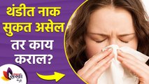थंडीत सुकत असेल नाक तर करा हे घरगुती उपाय | How to Get Rid of Dry Nose In winter |Dry Nose Treatment