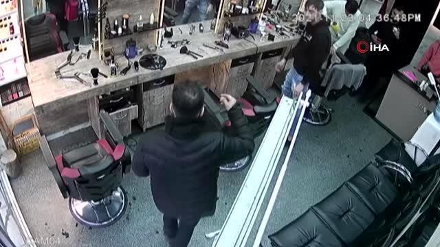 Saç tarama bahanesiyle 2 bin 400 liralık tıraş makinesini böyle çaldı