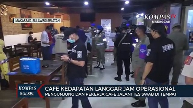 Cafe Kedapatan Langgar Jam Operasional
