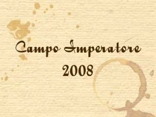 Campo Imperatore 2008