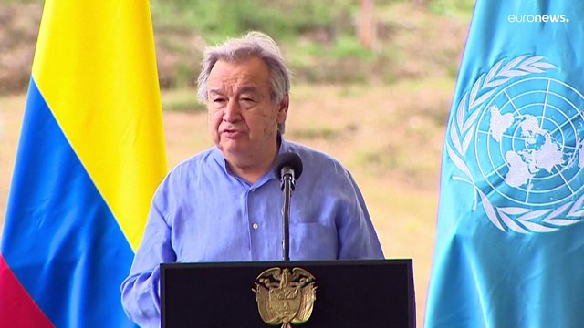Guterres advierte sobre los enemigos de la paz en Colombia en el quinto aniversario del acuerdo