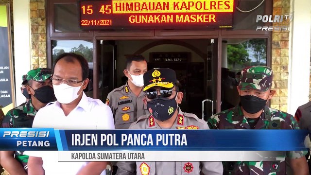 Kapolda Sumut Melaksanakan Peninjauan Pelaksanaan Pemilihan Kepala Desa di Kab. Tapanuli Utara dan Humbahas