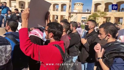 اعتصام لطلبة جامعة العلوم والتكنولوجيا احتجاجا على "اتفاق النوايا"