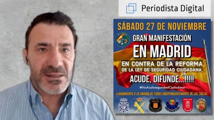 Alfredo Perdiguero: “El 27 de noviembre hay que salir a la calle a decir no a la ley de ‘inseguridad’ ciudadana”