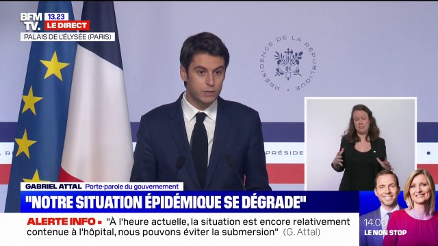 Covid-19: Gabriel Attal évoque le renforcement du pass sanitaire et l'accélération de la campagne de rappel