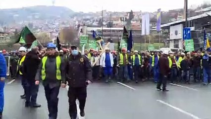 Bosnie : des milliers de mineurs en grève contre la fermeture programmée des mines de charbon