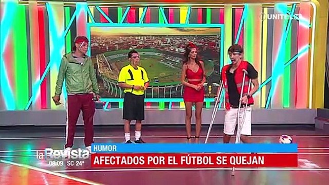 Humor: Afectados en partidos de fútbol piden garantías para trabajar