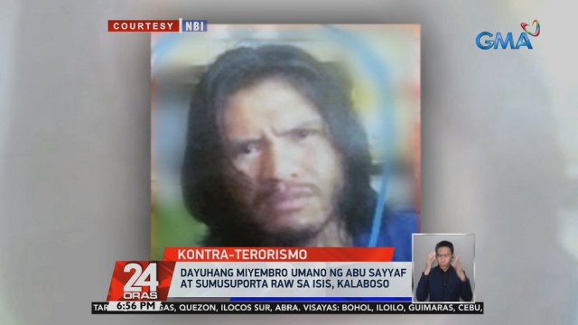 Dayuhang miyembro umano ng Abu Sayyaf at sumusuporta raw sa ISIS, kalaboso | 24 Oras