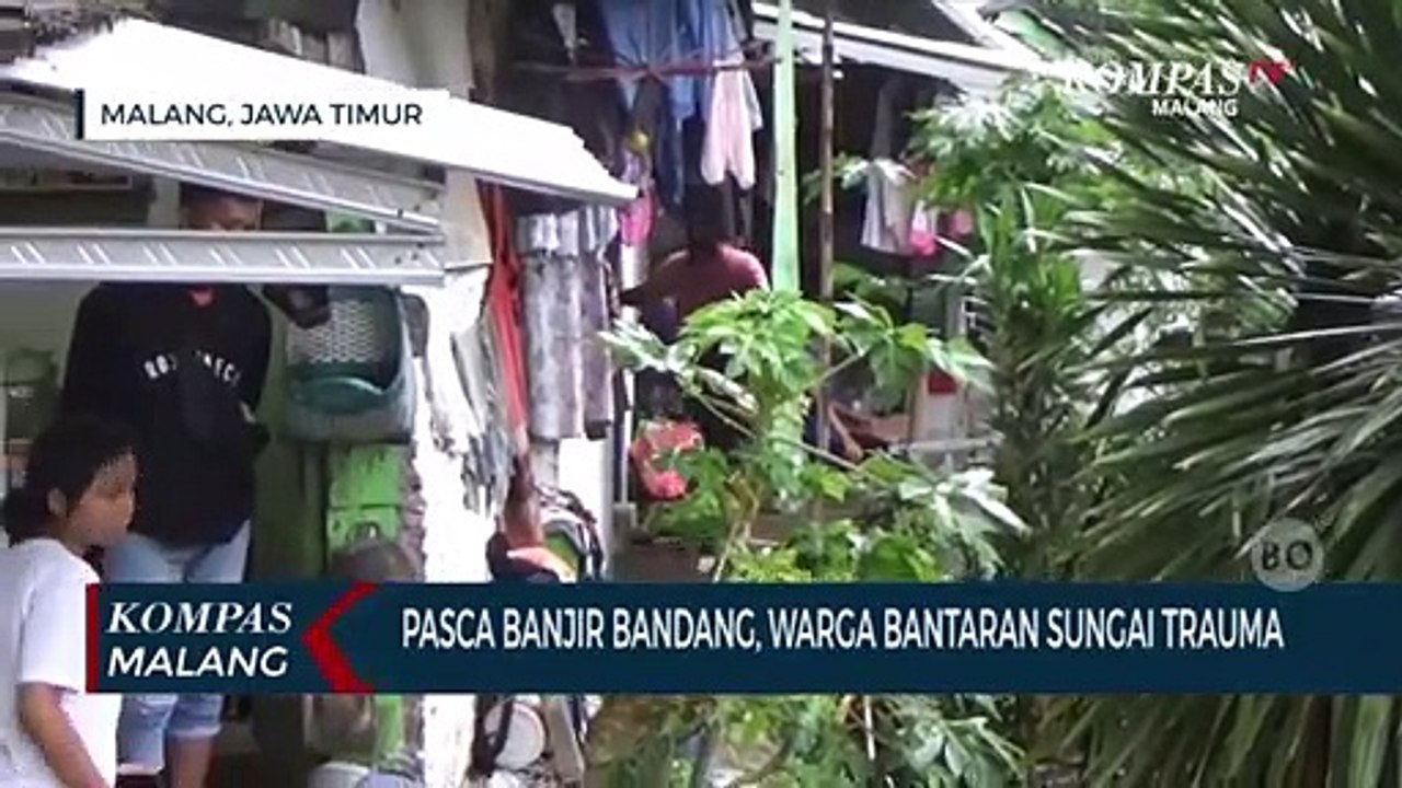 Sungai Meluap, Warga Bantaran Sungai di Kota Malang Was-was