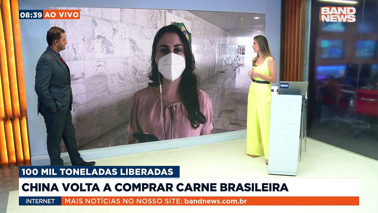 O Governo da China autorizou a volta da importação da carne brasileira. A medida vale para 100mil toneladas que foram certificadas até o dia 3 de setembro. Saiba mais em youtube.com.br/bandjornalismo