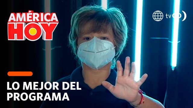 América Hoy: El hijo de Sheyla Rojas enterneció al aparecer ante cámaras (HOY)