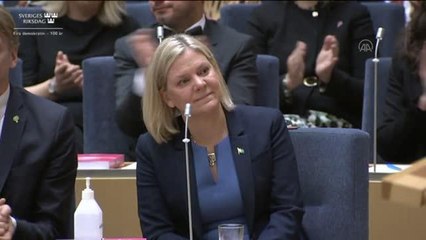 Son dakika haber! STOCKHOLM - İsveç'te Magdalena Andersson ülkenin ilk kadın başbakanı olarak tarihe geçti
