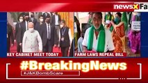 Key Cabinet Meet Today Farm Laws Repeal Bill To Be Discussed NewsX