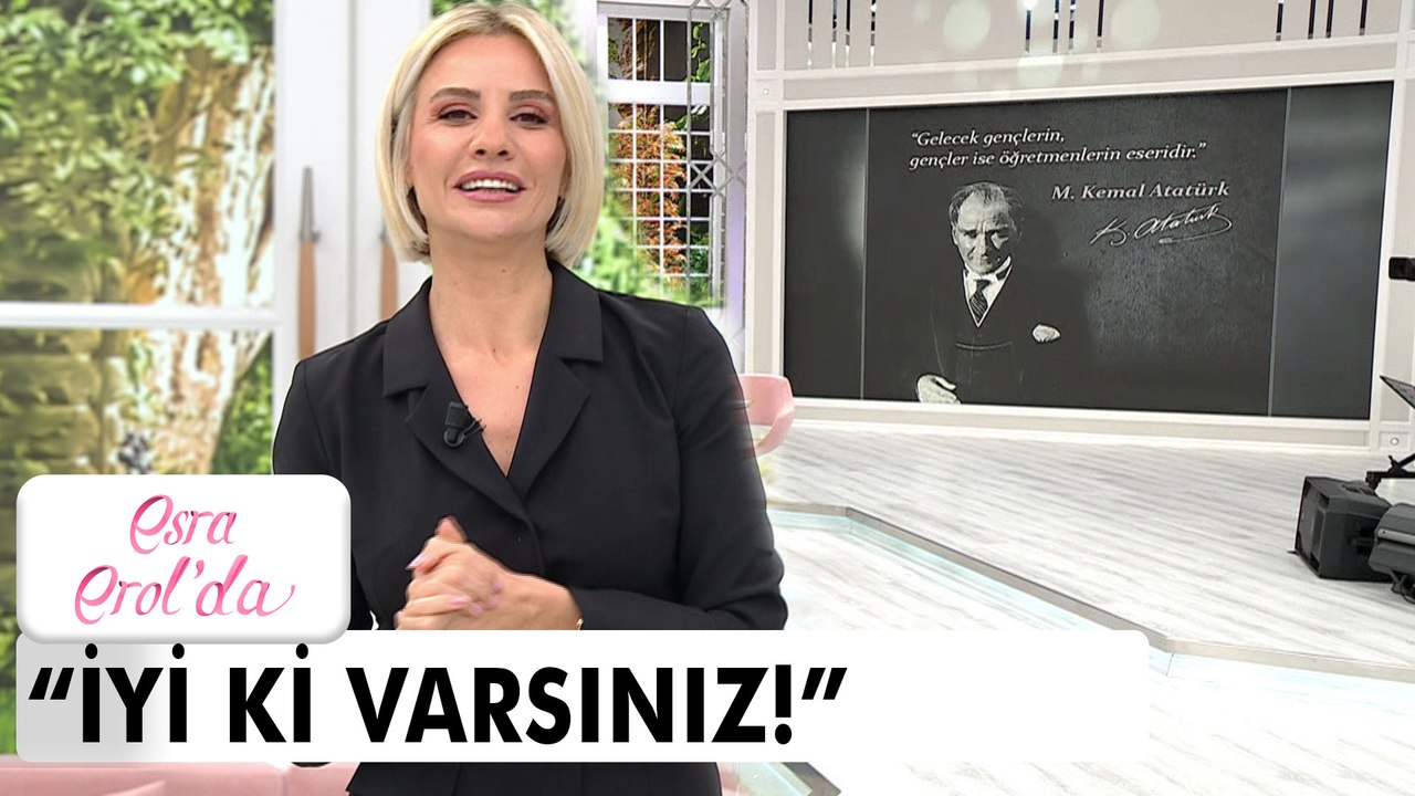 24 Kasım Öğretmenler Günü kutlu olsun! - Esra Erol'da 24 Kasım 2021