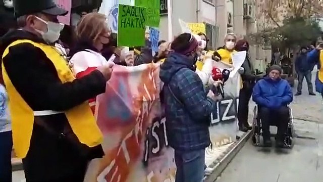 Şişli Etfal Hastanesi'nin taşınması kararı protesto edildi