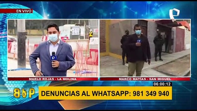 La Molina: postes de luz en medio de vereda impiden tránsito de peatones