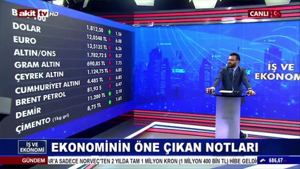 Ekonominin öne çıkan notları