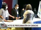 CNE proclama a la A/J Carmen Meléndez como Alcaldesa electa de Caracas